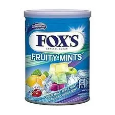 Fox's Crystal Clear Fruity Mint Candies Tin, 180 gm