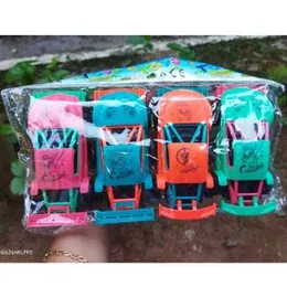 4 piece kids pull-back vehicles