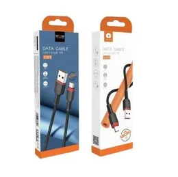 WUW X203 Fast Charging Braided Thread 2.4A Data Cable -Micro