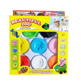 Beautiful Zoo Color Dough 12 Color Play Dough Clay with Tools for Kids