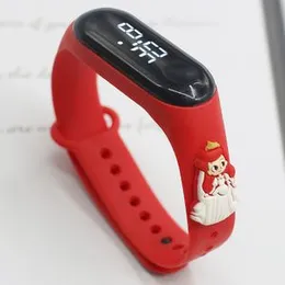 Waterproof cartoon-style watch band for girls and boys, featuring sports touch control and LED display.
