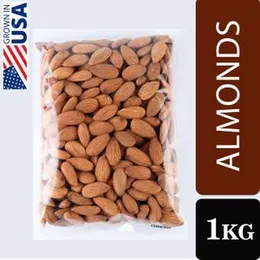Fresh California Almond Badam Nuts Packet 1kg ( Jumbo Size )