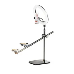RTAKO ZJ-FP02 Overhead Phone Mount 55cm with Phone Clamp & Ring Light Kit