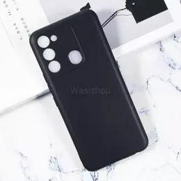 Techno POP 5 Lite Soft Black Matte Back cover for Techno POP 5 Lite