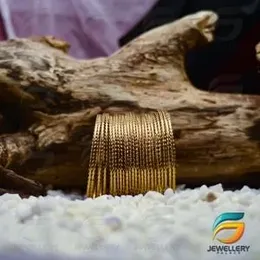 Gold Plated Xerling 24Pcs Gold Boho Bangles Stylish Fancy Bangle  for Girl & Women.