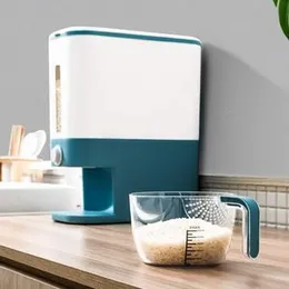 Rice storage bucket - 12kg / Kitchen Rice Storage Box / Automatic Rice Dispenser Storage Tank