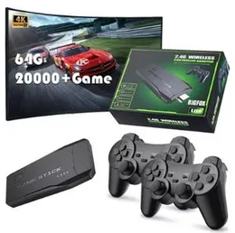 Retro Video Game Console 2.4G Wireless Game Stick | 4K Portable Dendy Console | 64GB 20000 Built-in Games | Multi-Platform Retro Emulator for GBA/FC/P