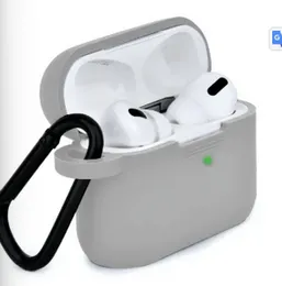 AirPod Pro® Silicone Case with Carabiner – Grey | Shockproof & Dustproof Protection