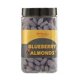 Zaya 250gm Blueberry Almonds, Flavoured Almonds, Roasted Coated Almonds | Healthy Nutritious Nut Snack, Coated Nuts