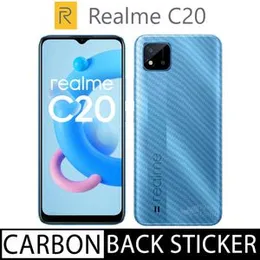 Realme C20 Carbon Fiber Screen Protector 3D Back Skin Ultra Thin Protective Film Anti Scratch Back Sticker For Realme C20