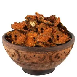 Neotea Organic Home Made Bitter Gourd Raw Chips Indian Authentic Healthy Snacks 250 gm