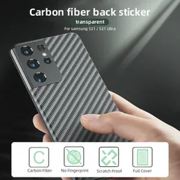 Carbon Fibre back sticker For Samsung Galaxy S21 Ultra