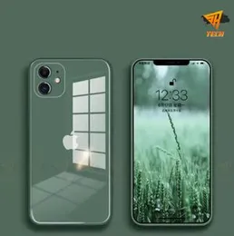 Iphone 7+/8+ Luxury New Mirror Glass Case Liquid Silicone Candy Back Cover For Iphone 7 Plus/8 Plus