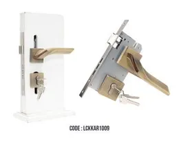 DOOR LOCK KAREKO 55Q-E326 MAB/WOOD