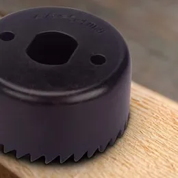 6PCS Hole Saw Kit - Carbon Steel Downlights Holesaw Drill Bit Tools Cutter Set for Wood, Plasterboard, Plastic