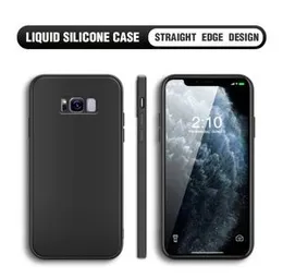 SAMSUNG GALAXY S8 PLUS Soft matte liquid silicone Case Back Cover for Samsung galaxy S8 plus -  Black