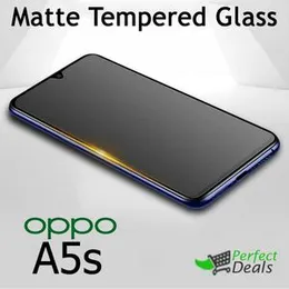 A5s Stylish Full Cover Matte Texture MTB tempered Glass Protector Frosted Glass for OPPO A5s