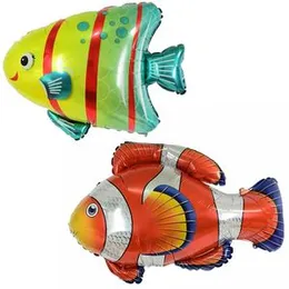 22" Foil Fish Animal Gold Fish Ocean Happy Birthday Parties