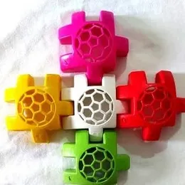 Plastic Hand Ball Rattle Sound Develop Intelligence Baby Kids Toddler Assembling Block Construction Set Educational Activity Multi-color Gift Toy