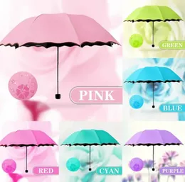 Umbrella for girls / magic pattern rainy and sunny day low price umbrella