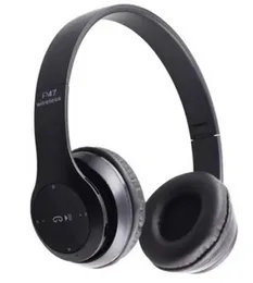 P47 HiFi Headphones with Mic – Noise Cancelling, Bass, TF & FM Card Support