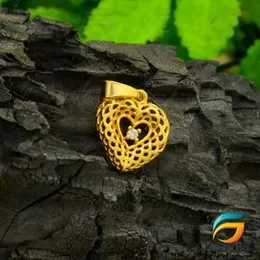 Gold Plated  Love Waffle Pendant Guarantee Fashion and Stylish Design for Women.