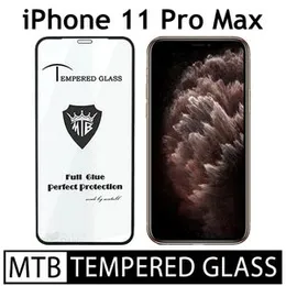 iPhone 11 Pro Max Branded MTB High Quality Screen Protector Full Glue 9D MTB tempered Glass for iPhone 11 Pro Max