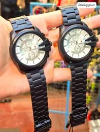 Heavy Black Men’s Chain Watch – Bold & Stylish Timepiece