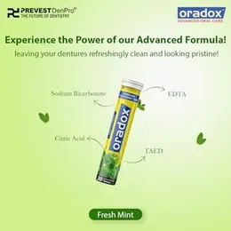 Oradox Daily Cleanser Tablets (DENTURE CLEANSING TABLETS) - 30 tablets FROM INDIA(NUZ)