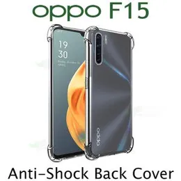 OPPO F15 / Reno 3 Soft Silicone TPU Case with anti-shock protection hardy edges fully transparent cover bumper case For OPPO F15 / Reno 3 phone case