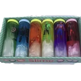 Big Sparkle Jelly Slime DIY Crystal Magic Bubble Clay for Kids 100% Safe TYK Super Heroes Crystal Slime in Bottles.