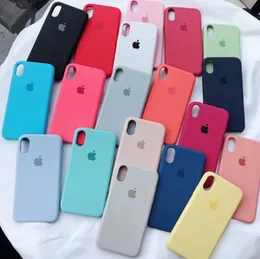 iPhone Xs Max Luxury High Quality Highly Comfortable Grip Liquid Silicone Case phone Logo embedded case For iPhone Stylish 2023 all new Design Phone C