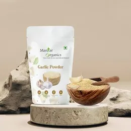 ManHar Organic Dehydrated Garlic Powder 100gm - Dry Lahsun Powder for Cooking, Baking & Seasoning