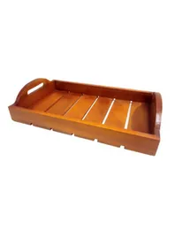 Serving Tray - Wooden Tray with Handles - Great for Dinner Trays, Tea Tray, Bar Tray, Breakfast Tray, or Any Food Tray