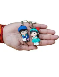 Cute doll keychain cartoon