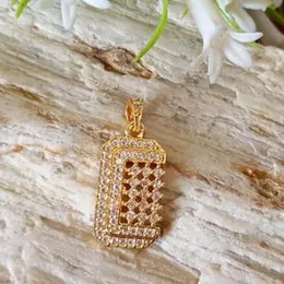 𝐆𝐨𝐥𝐝 𝐏𝐥𝐚𝐭𝐞𝐝 𝐑𝐞𝐜𝐭𝐚𝐧𝐠𝐥𝐞 𝐬𝐡𝐚𝐩𝐞 𝐒𝐭𝐨𝐧𝐞 𝐏𝐞𝐧𝐝𝐚𝐧𝐭