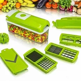 Fruits & Vegetable Cutters, Grater Peeler Chipser, Unbreakable Food Grade Body, Easy Push to Clean Button Slicer Dicer, Chopper for Kitchen