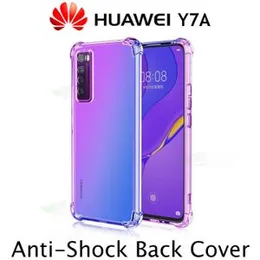 Huawei Y7A Soft Silicone TPU Case – Transparent Anti-Shock Protective Cover