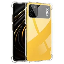 Poco M3 Shockproof Transparent Back Cover for Poco M3
