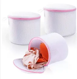 Underwear Laundry Bag - White Mesh Laundry Bags for Bra, Laundry Bags with Zippers, Bra Wash Bag, Reusable Washing Machine Bag for Delicate Blouse, Ho