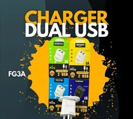 5V 6A/ 9V 6A Dual Port Fast Charging UK Plug Adapter Mobile Phone USB Wall Charger