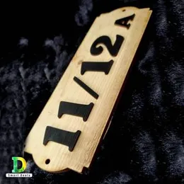 Wooden Address Door Number School Class Number Board