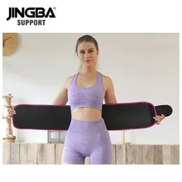 Waist Trimmer - Compression Sauna Sweat Waist Belt & Fat Burning Waist Sweat Trimmer Band for Women Men Fitness Gym - Jingba Support