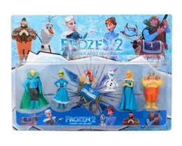 Disney Frozen 2 Legends & Legacies Exclusive Figures Set - 6 Figures for Cake Toppers, Decoration and for Playing
