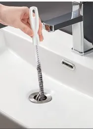 45cm Pipe Dredge Brush Bathroom Hair Sewer Sink Cleaning Brush Drain Cleaner Flexible Cleaner Clog Plug Hole Remover Tool New