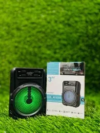 3inch Mini Wireless Bluetooth & Speaker Box GTS-1346 - Rechargeable, Portable and Wireless Bluetooth Speaker with TWS, FM Radio, USB & SD Card Support