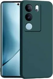 VIVO V29 / V29 PRO Soft matte liquid silicone Case Back Cover for Vivo V29 / V29 pro - Green