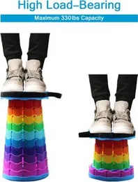 Upgraded Portable Collapsible Retractable Folding Stool, Lightweight Telescoping Foldable Camping Stool for Adults for Outdoor Fishing Hiking Gardenin