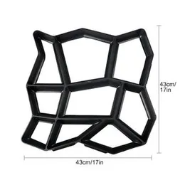 KOGEEK Paving Path Border Maker Path Molder Reusable Concrete Cement Stone Design Paver Walk Mould DIY Reusable Concrete Brick Mold