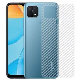 Carbon Fibre Back Sticker for OPPO A15 / A16 / A16k / A17 / A17k – Slim Fit | Anti-Scratch & Stylish Wrap